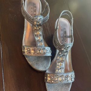 Pewter shoes. Worn once!